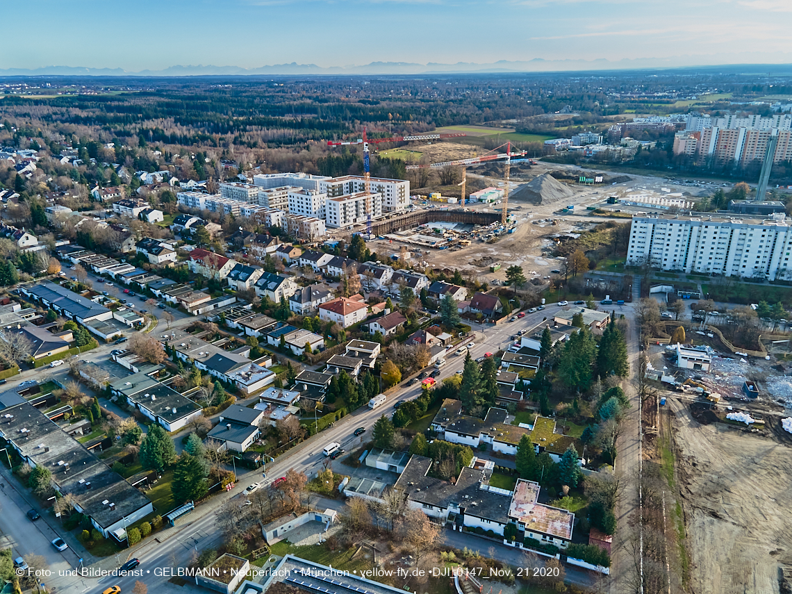 21.11.2020 - Piederstrorfer Gelände und Alexisquartier in Neuperlach in München 21.11.2020 - Piederstrorfer Gelände und Alexisquartier in Neuperlach in München